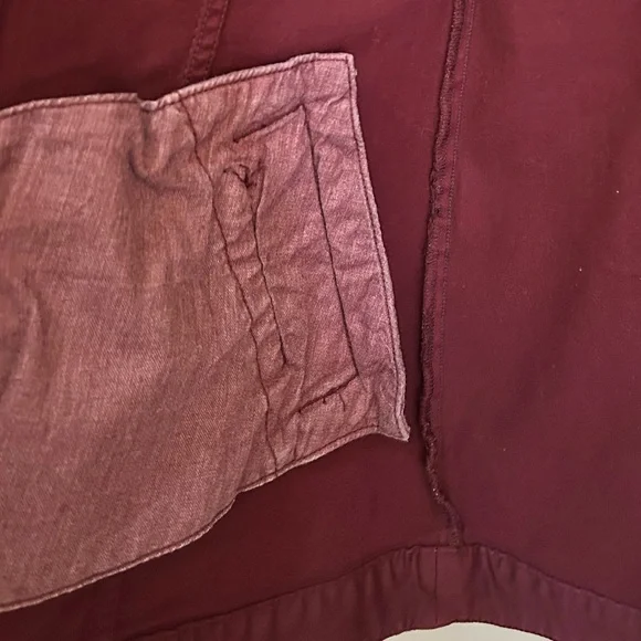 Liverpool Longline Jean Jacket - Ruby/Wine - Picture 12 of 13